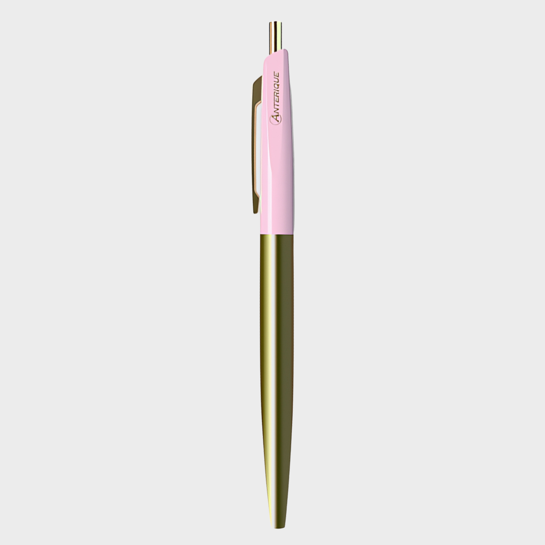 Anterique | Ballpoint Pen | 0.5mm | Black Ink | Brass | Modern | BP2