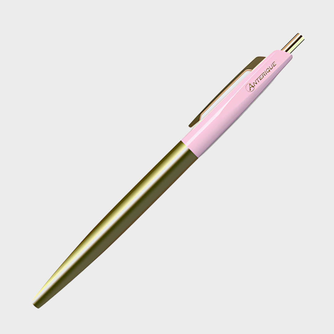 Anterique | Ballpoint Pen | 0.5mm | Black Ink | Brass | Modern | BP2