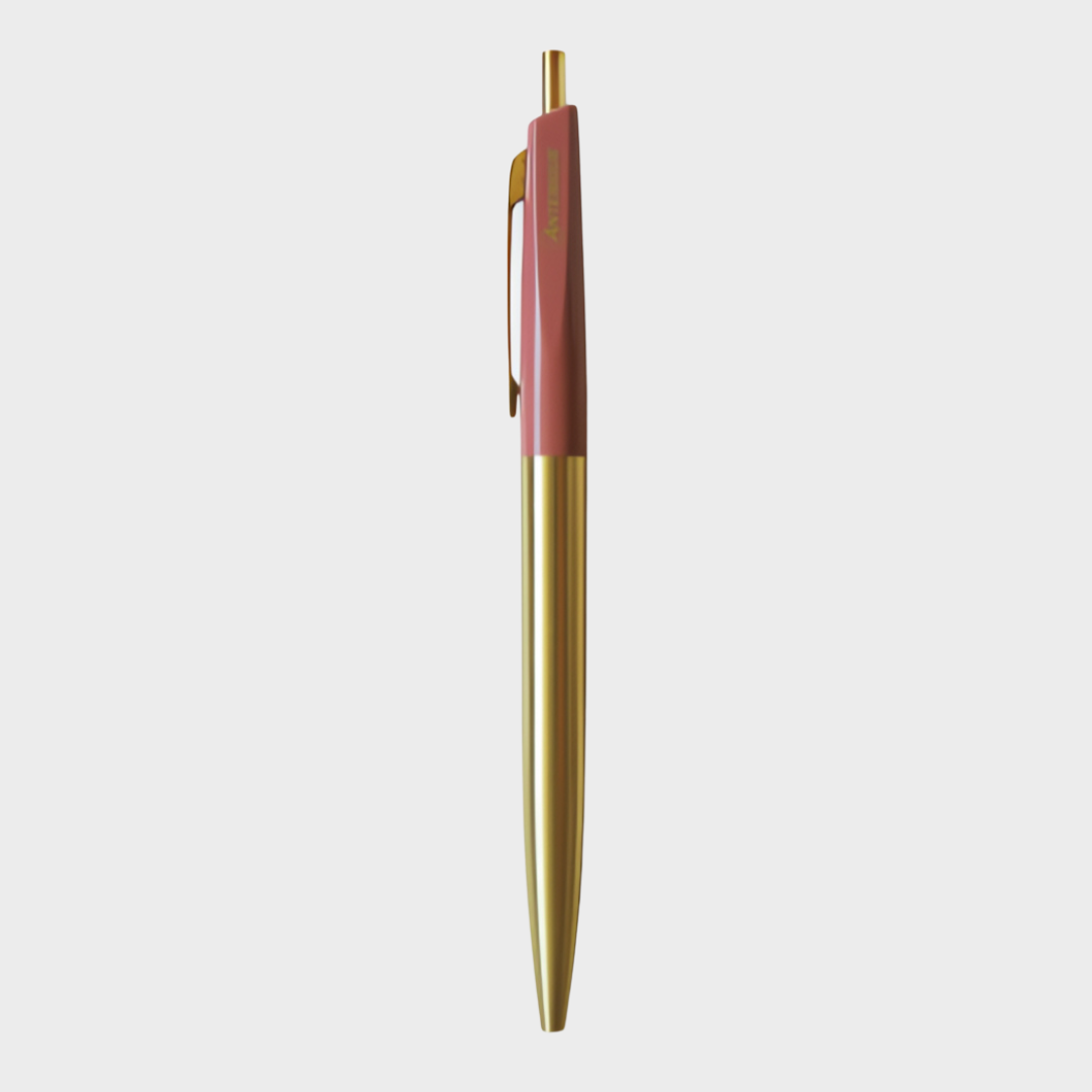 Anterique Brass Oil-based Ballpoint Pen 0.5 Brick Red