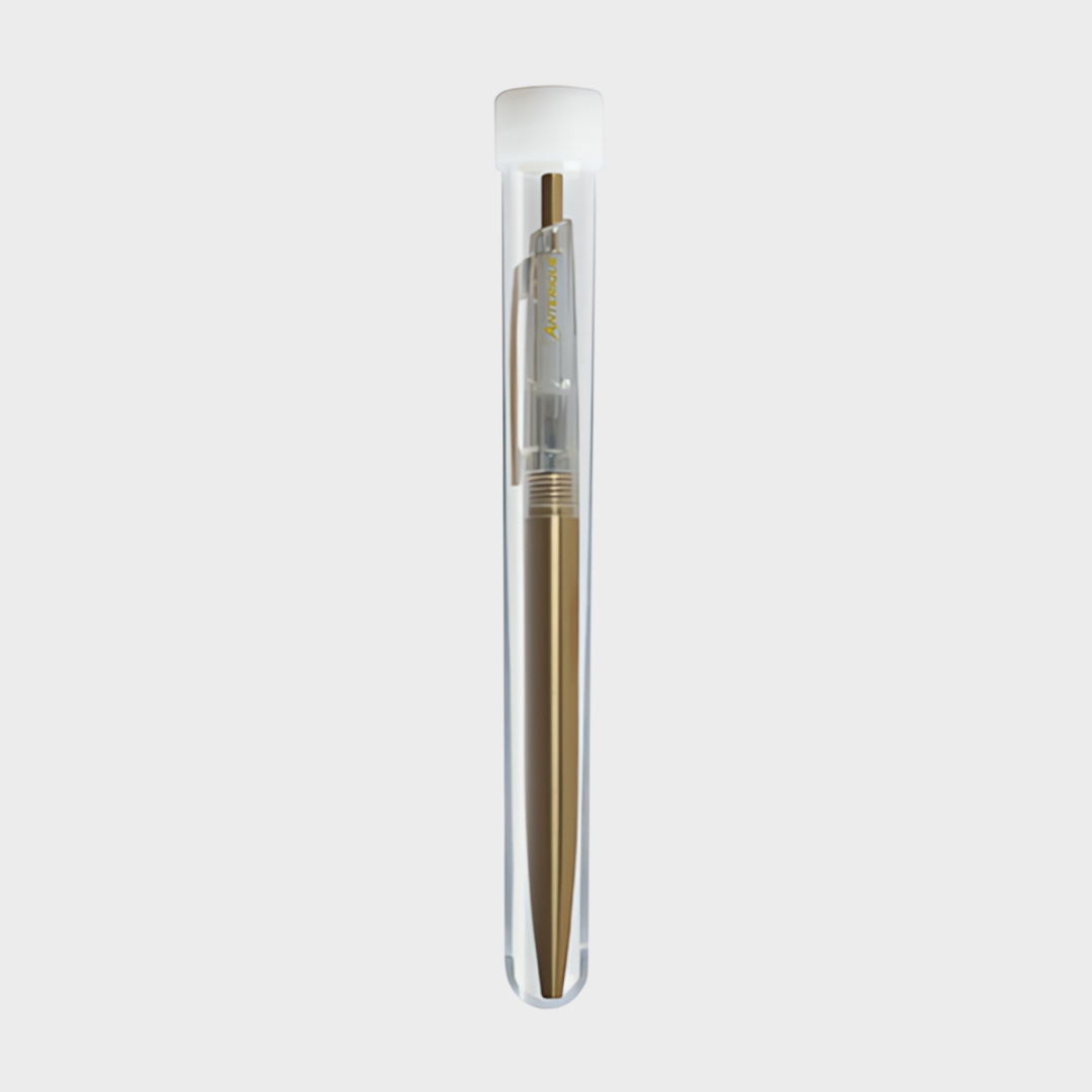 Anterique Brass Oil-based Ballpoint Pen 0.5 Crystal Clear