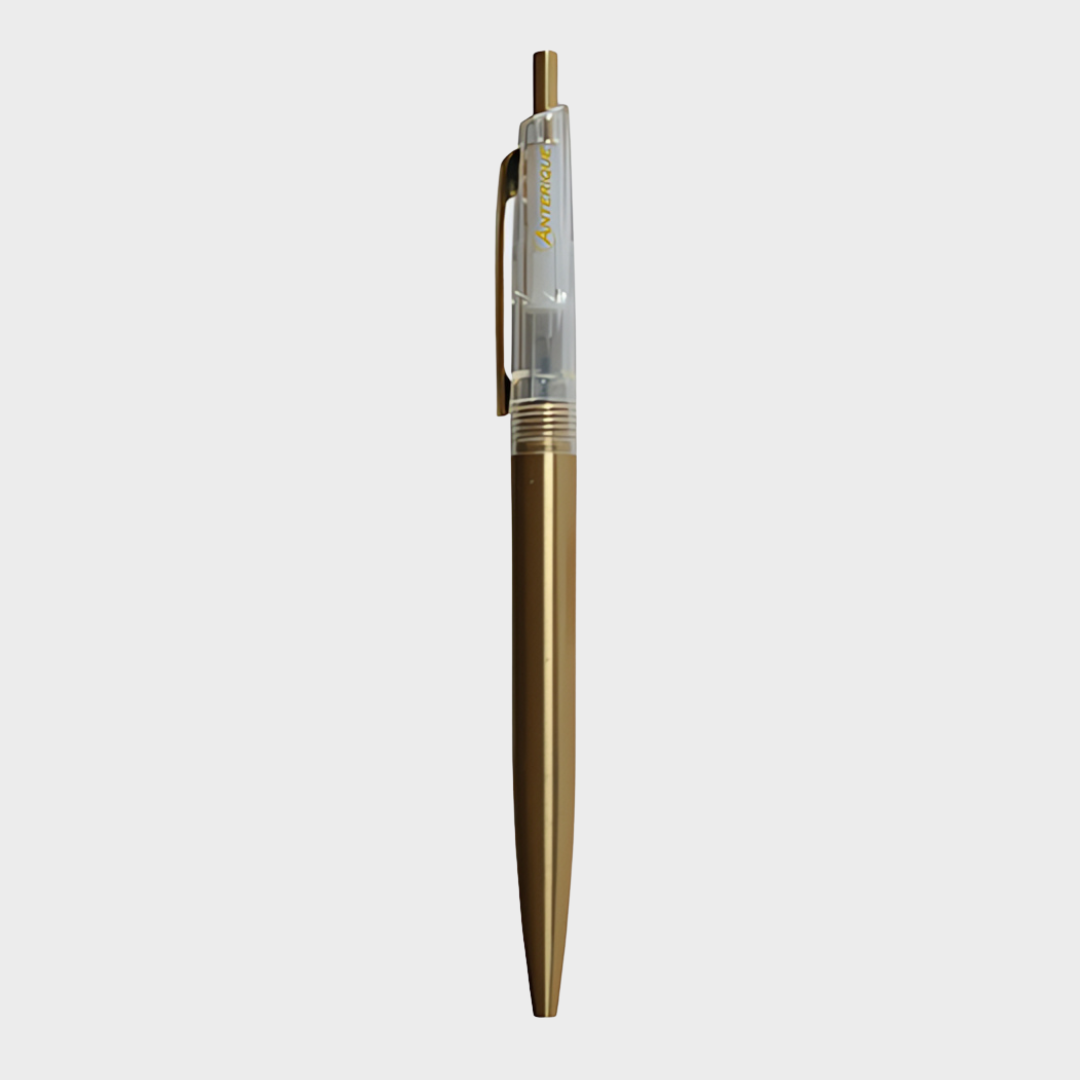 Anterique Brass Oil-based Ballpoint Pen 0.5 Crystal Clear