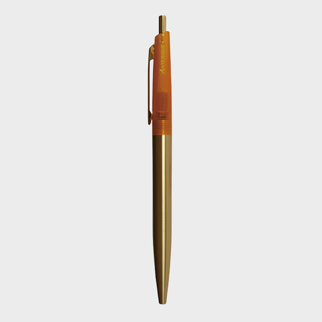 Anterique Brass Oil-based Ballpoint Pen 0.5 Transparent Yellow
