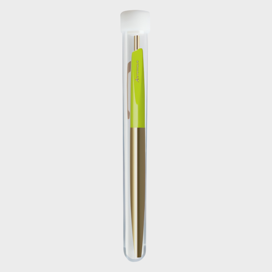 Anterique Brass Oil-based Ballpoint Pen 0.5 Lime Green