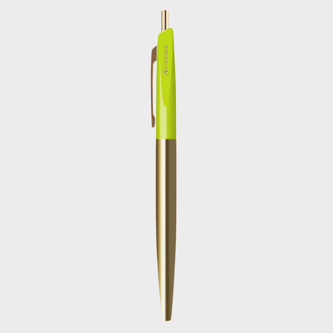 Anterique Brass Oil-based Ballpoint Pen 0.5 Lime Green