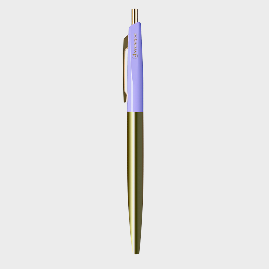 Anterique Brass Oil-based Ballpoint Pen 0.5 Lavender