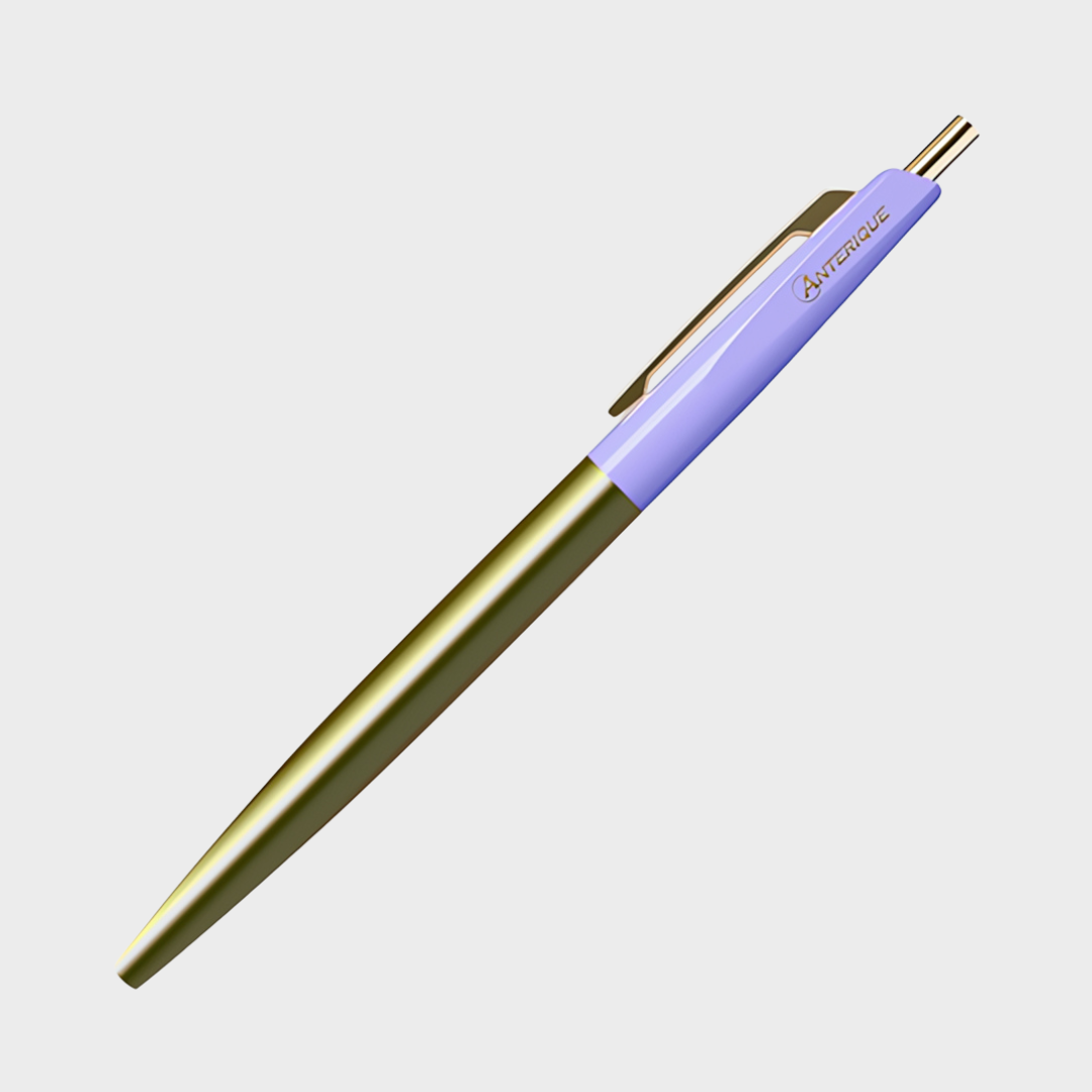 Anterique Brass Oil-based Ballpoint Pen 0.5 Lavender