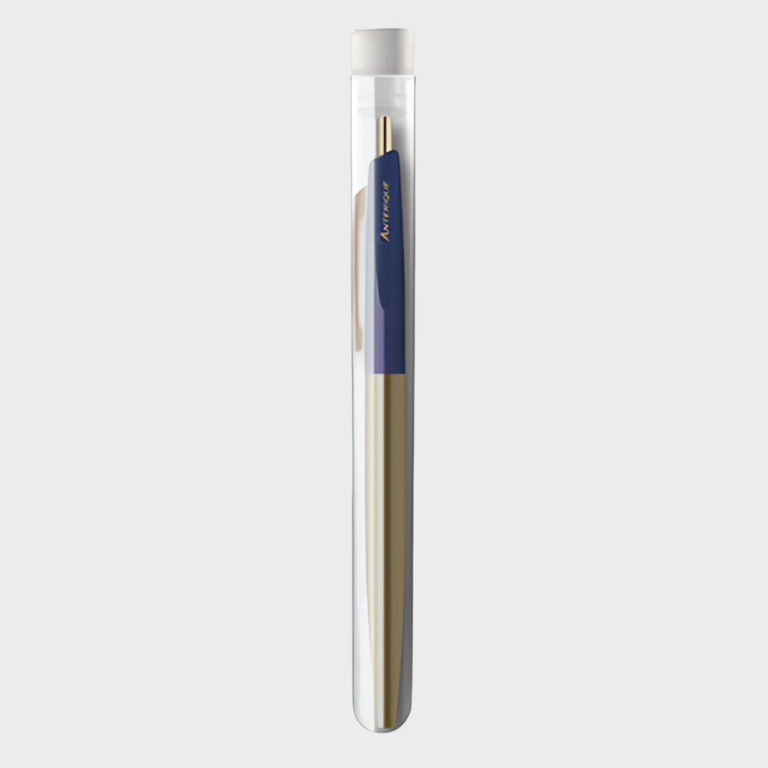Anterique Brass Oil-based Ballpoint Pen 0.5 Navy Blue