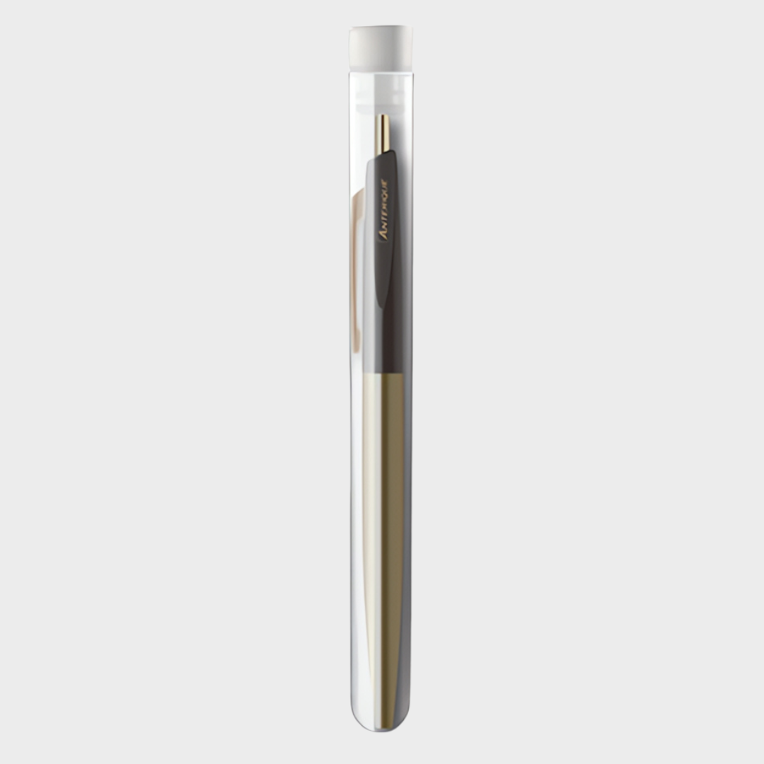 Anterique Brass Oil-based Ballpoint Pen 0.5 Pitch Black