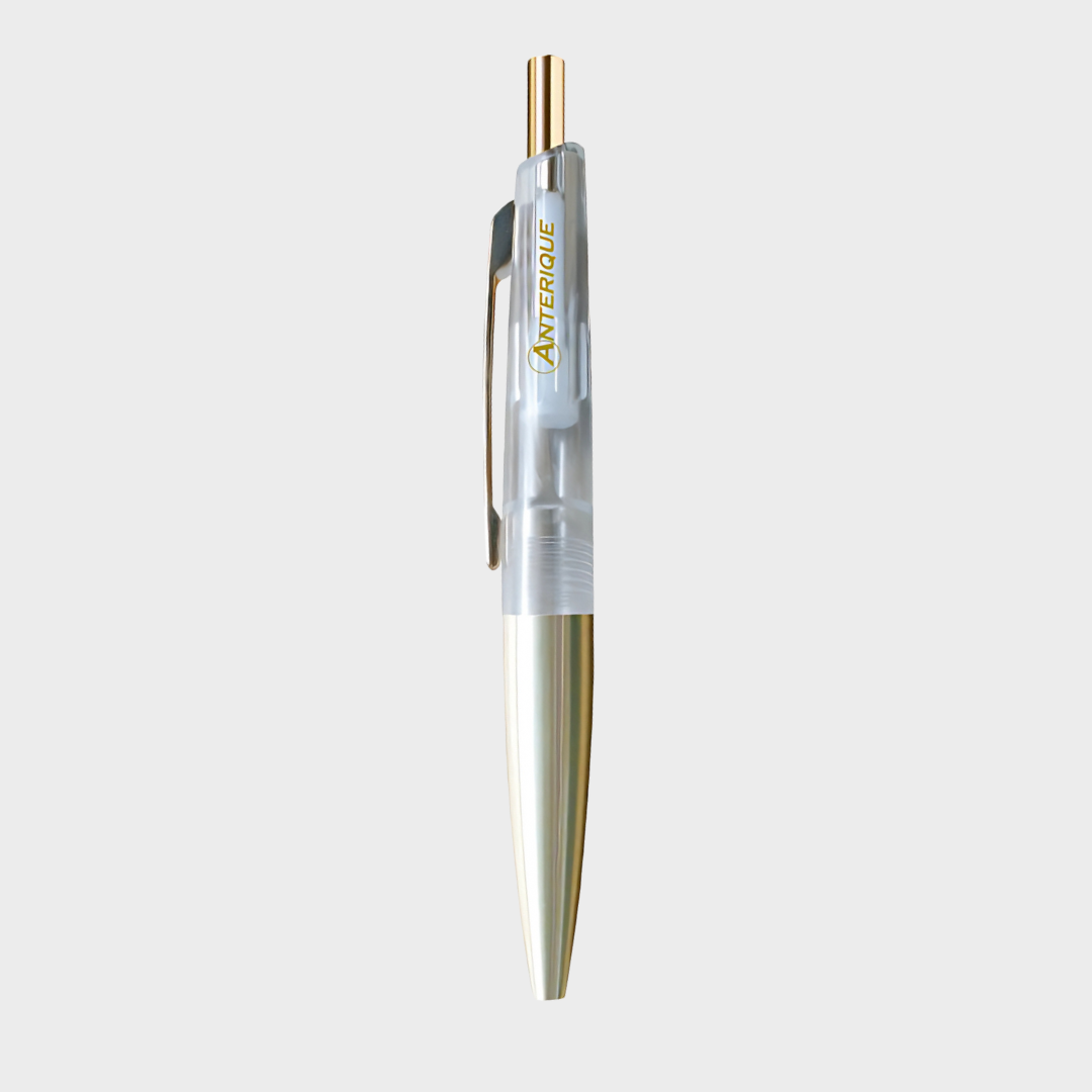 Anterique | Ballpoint Pen | 0.5mm | Black Ink | Brass | Mini | Vintage | BP20-BP20-CC