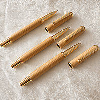 BP7 Bamboo Roller Ball Pen (Diamond Pen)