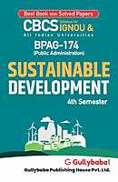 IGNOU BPAG-174 - Sustainable Development, Latest CBCS Help Book Edition