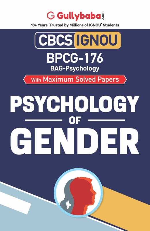IGNOU BPCG-176 - Psychology of Gender, Latest CBCS Help Book Edition