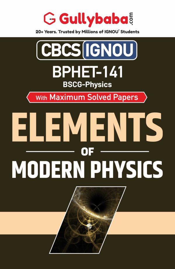 IGNOU BPHET-143 - Digital and Analog Circuits and Instrumentation, Latest CBCS Help Book Edition