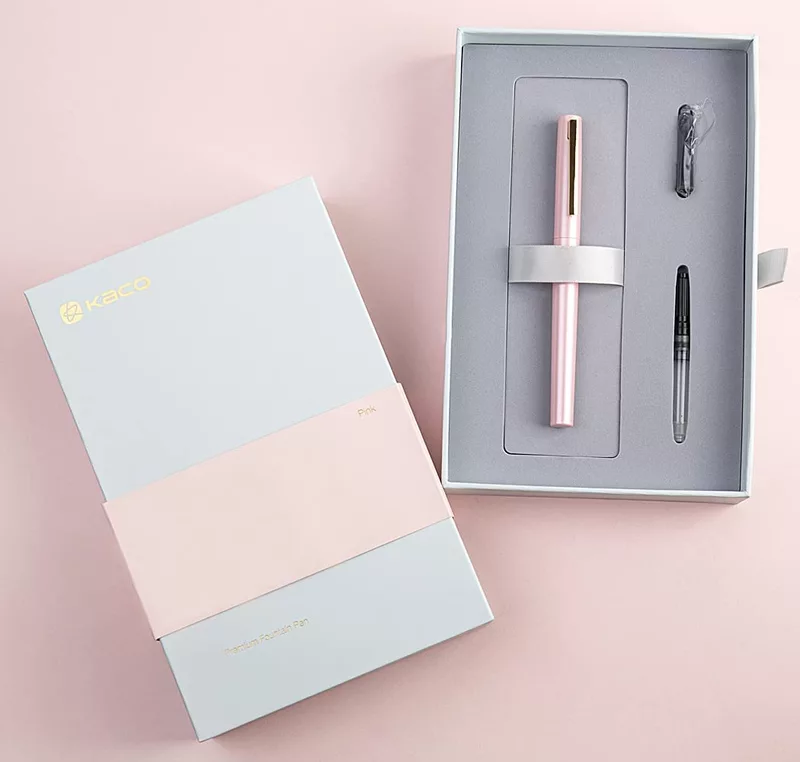 Kaco Brio Fountain Pen Set Pink