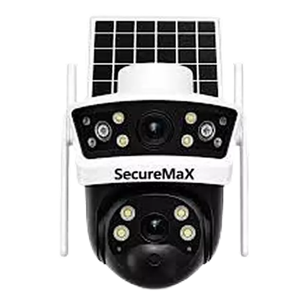 SECUREMAX 4G CAMERA DUAL LENS  3MP+3MP SOLAR MINI PTZ BPQ294A-G