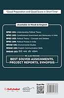 IGNOU BPSC-102 - Constitutional Government and Democracy in India, Latest CBCS Help Book Edition