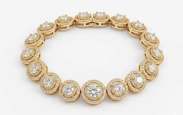 Florium™ Sleek AD Chain Bracelet [BRADCN-03]