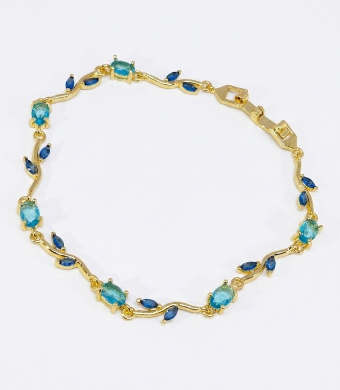Florium™ Sleek AD Chain Bracelet [BRADCN-04C]