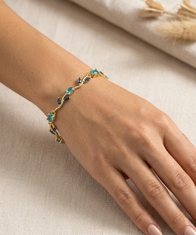 Florium™ Sleek AD Chain Bracelet [BRADCN-04C]