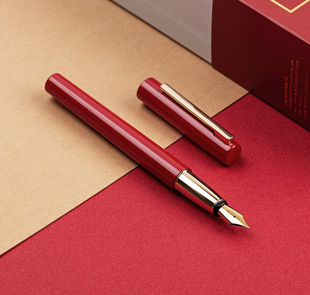 Kaco Brio Fountain Pen Set Red
