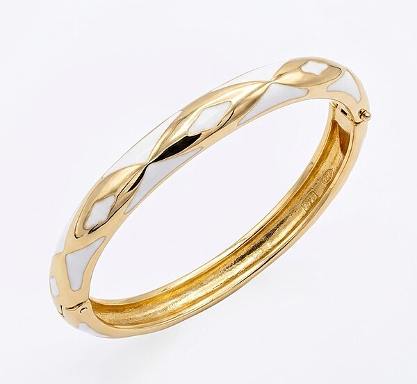 Florium™ Sleek Emanel Cuff Bracelet [BRENCF-01]