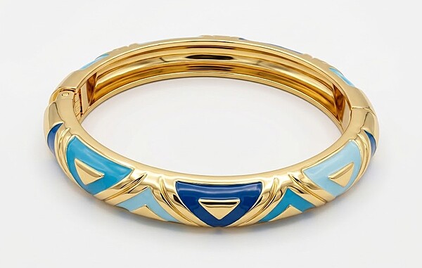 Florium™ Sleek Emanel Cuff Bracelet [BRENCF-03C]