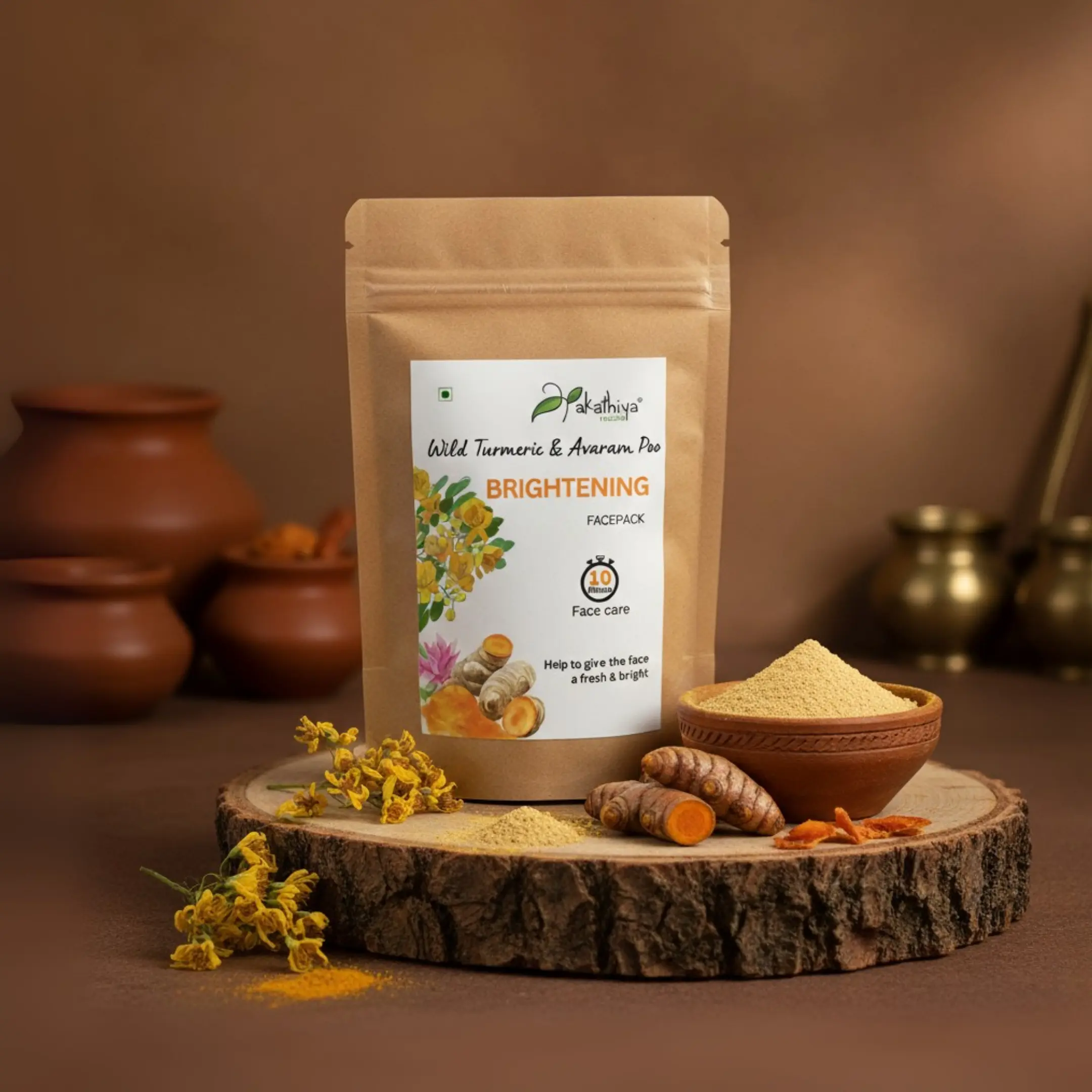 Brightening Face Pack (75g) – Achieve Radiant, Glowing Skin Naturally