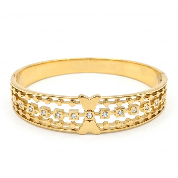 Florium™ : Sleek Cuff Bracelet  [BRSSCF-01]