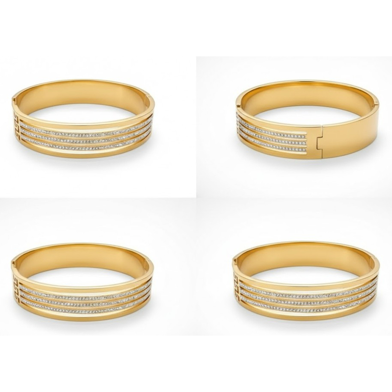 Florium™ : Sleek Cuff Bracelet   [BRSSCF-11]