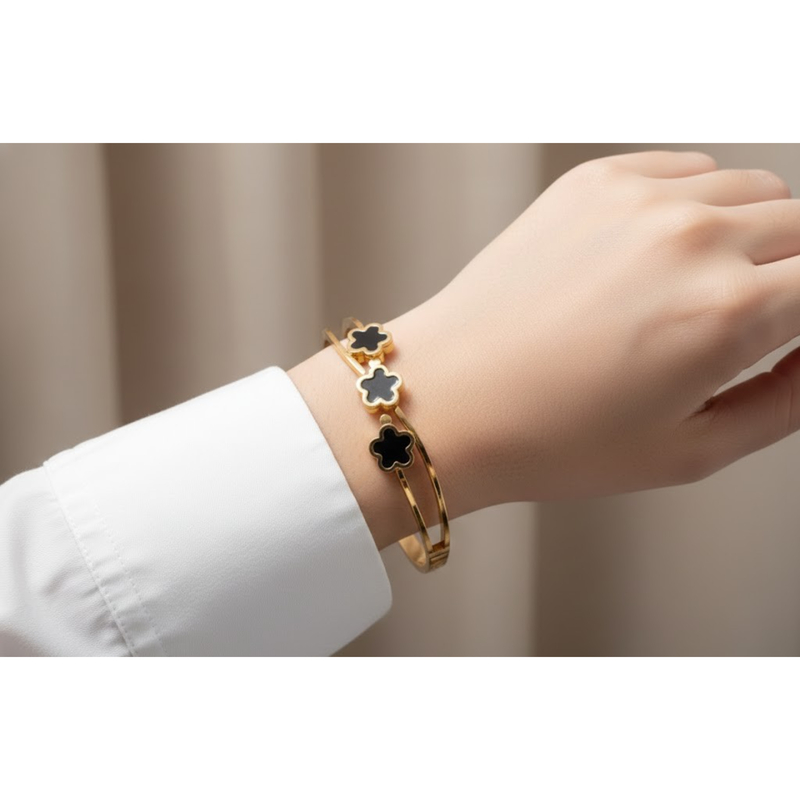 Florium™ : Sleek Cuff Bracelet   [BRSSCF-15]