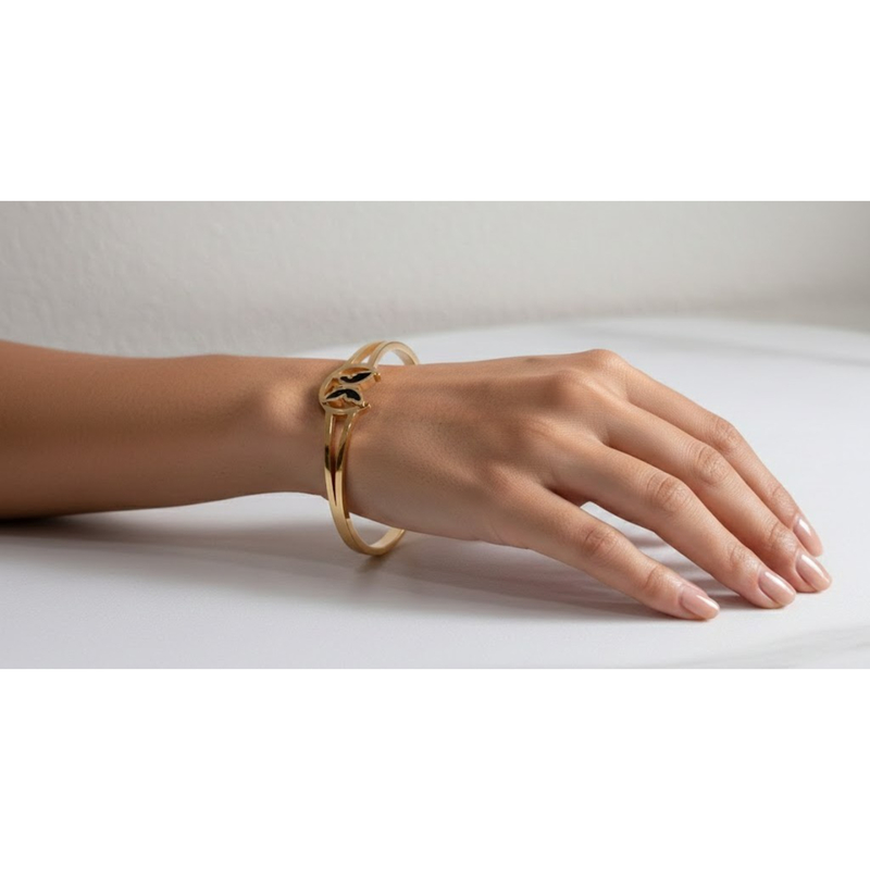 Florium™ : Sleek Cuff Bracelet   [BRSSCF-19]