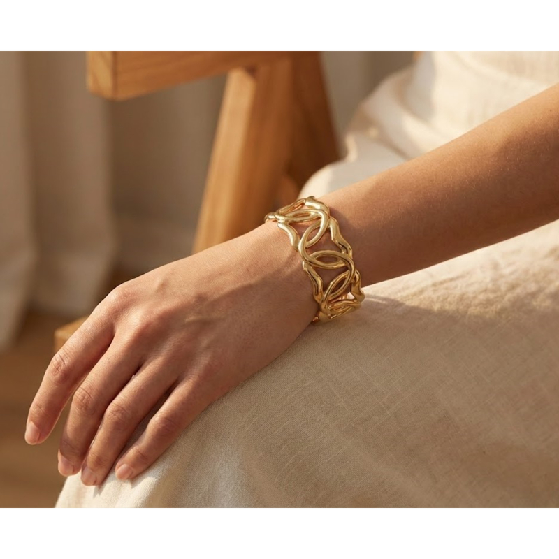 Florium™ : Sleek Cuff Bracelet  [BRSSCF-02]