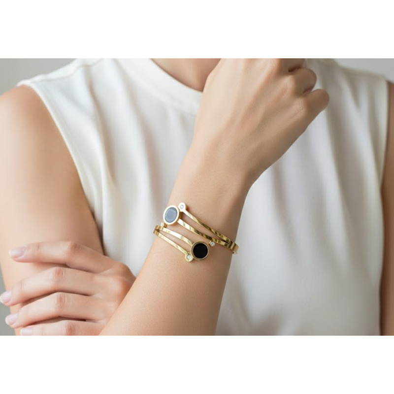 Florium™ : Sleek Cuff Bracelet   [BRSSCF-25]