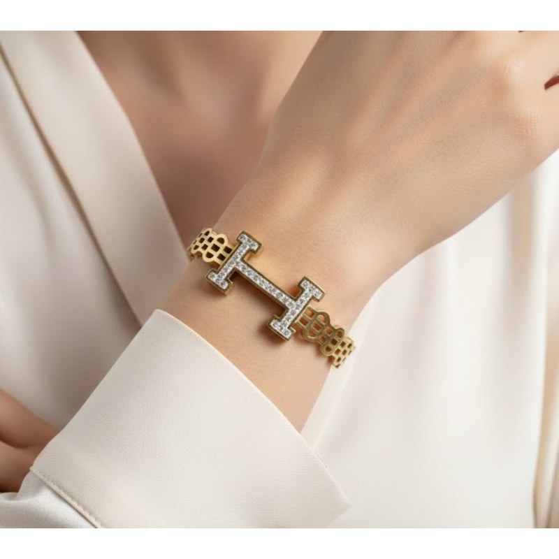 Florium™ : Sleek Cuff Bracelet   [BRSSCF-26]