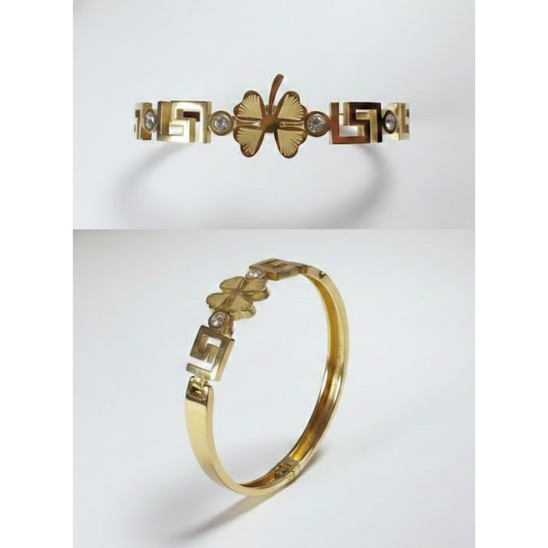 Florium™ : Sleek Cuff Bracelet   [BRSSCF-27]