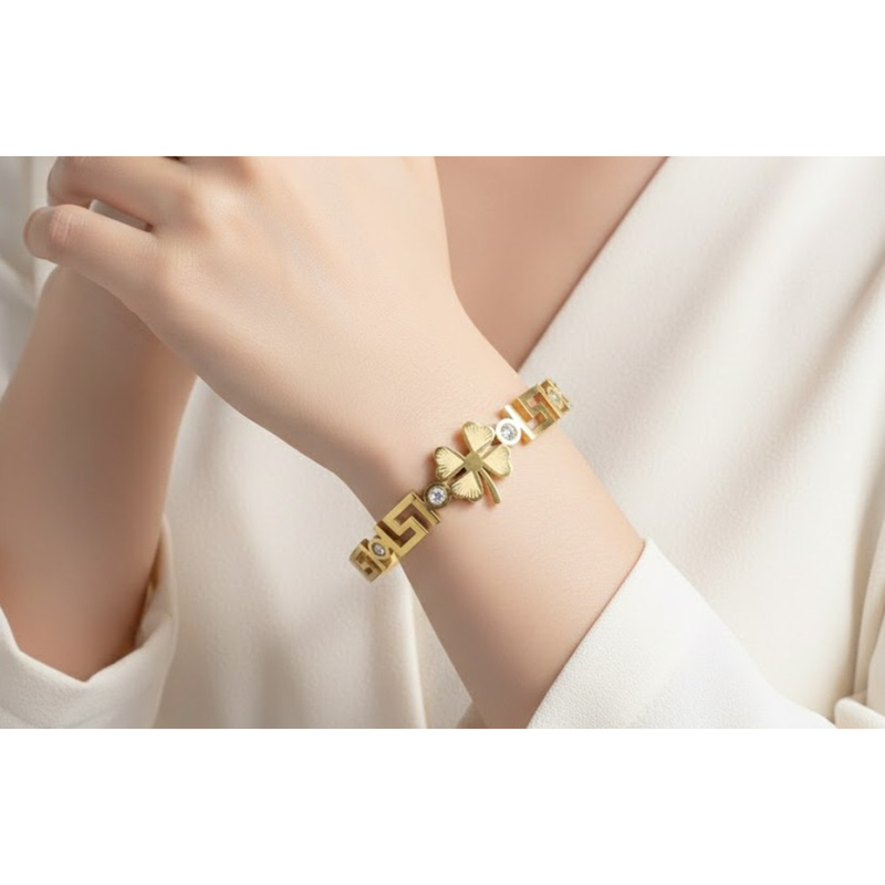 Florium™ : Sleek Cuff Bracelet   [BRSSCF-27]