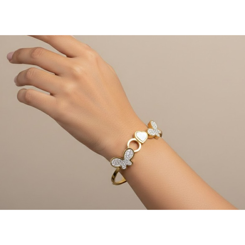Florium™ : Sleek Cuff Bracelet   [BRSSCF-31]