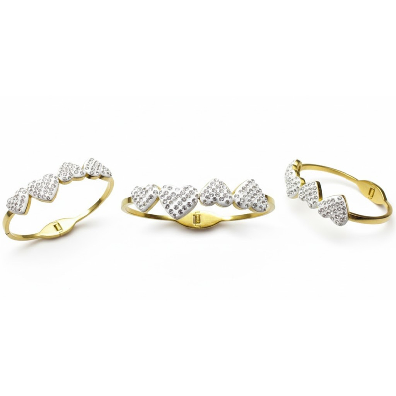 Florium™ : Sleek Cuff Bracelet   [BRSSCF-33]