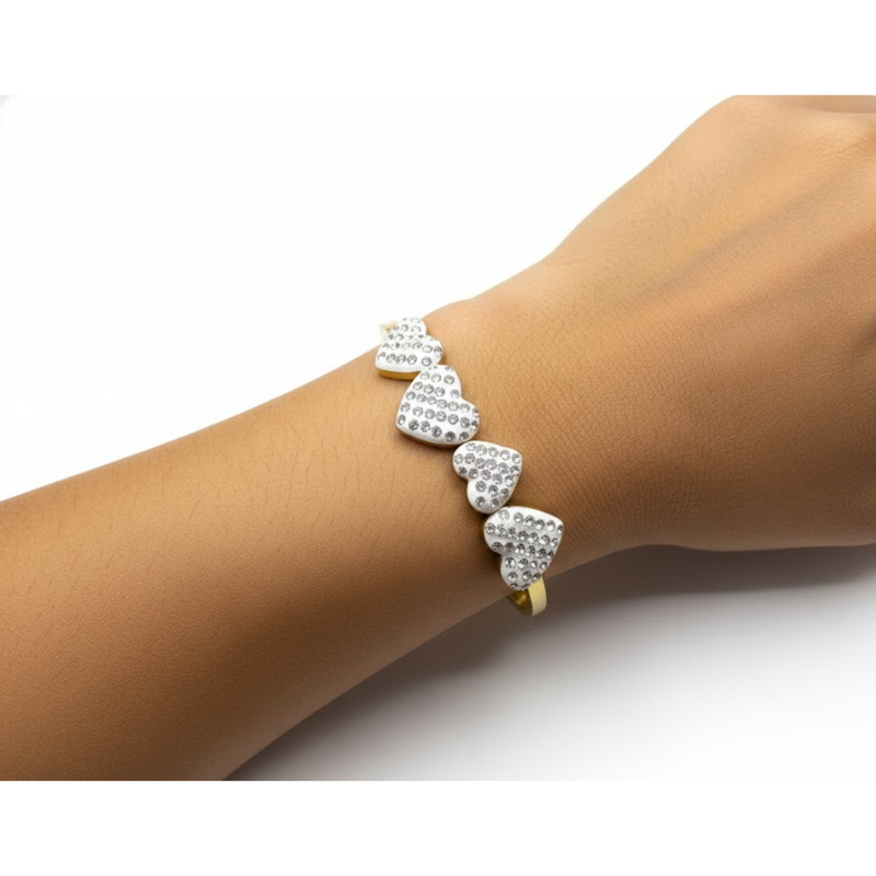 Florium™ : Sleek Cuff Bracelet   [BRSSCF-33]