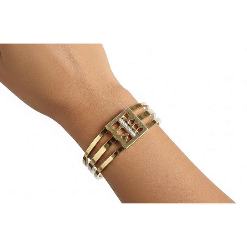 Florium™ : Sleek Cuff Bracelet   [BRSSCF-35]