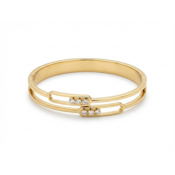 Florium™ : Sleek Cuff Bracelet  [BRSSCF-04]