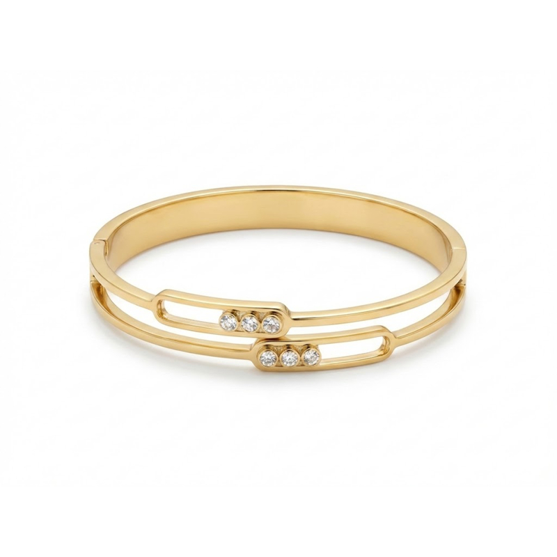 Florium™ : Sleek Cuff Bracelet  [BRSSCF-04]