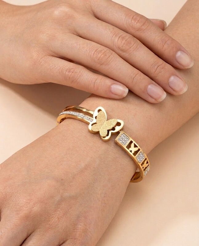 Florium™ Sleek Cuff Bracelet [BRSSCF-40]