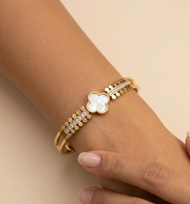 Florium™ Sleek Cuff Bracelet [BRSSCF-44]