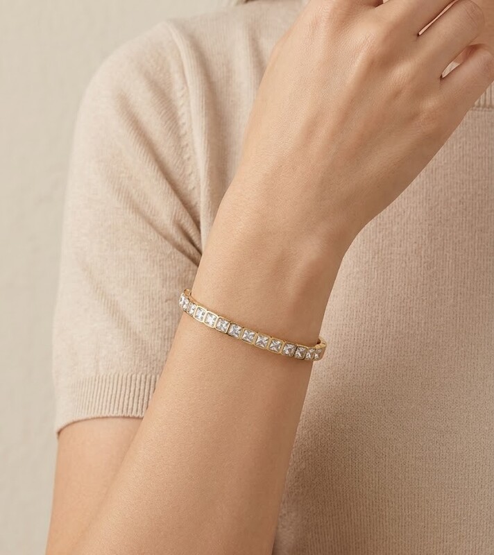 Florium™ Sleek Cuff Bracelet [BRSSCF-49]