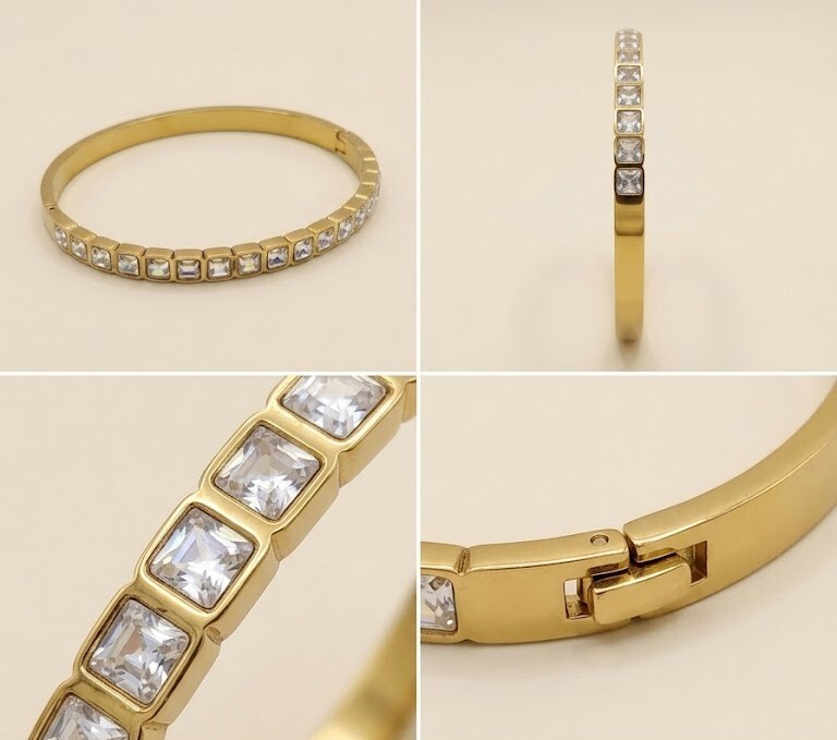 Florium™ Sleek Cuff Bracelet [BRSSCF-49]