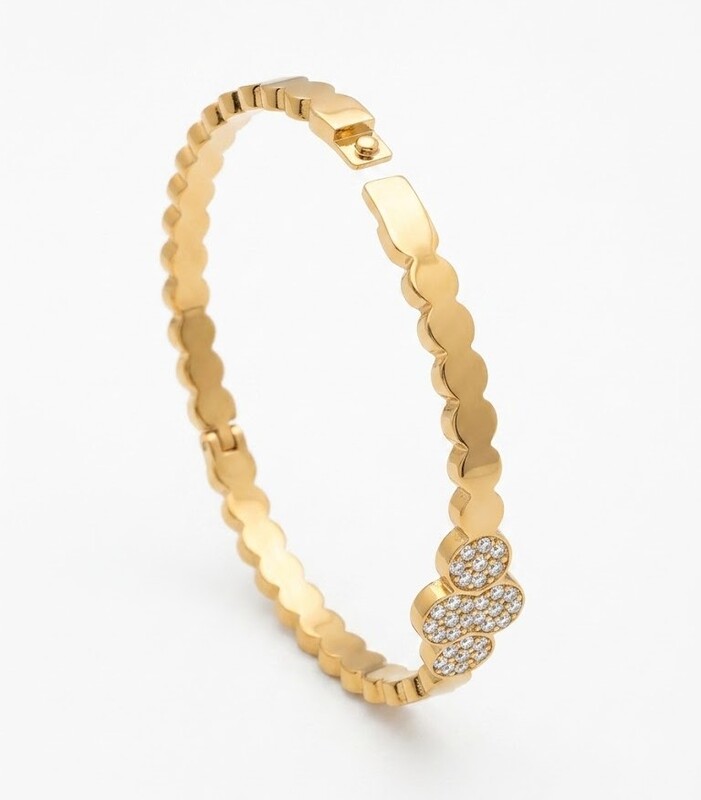 Florium™ Sleek Cuff Bracelet [BRSSCF-50]