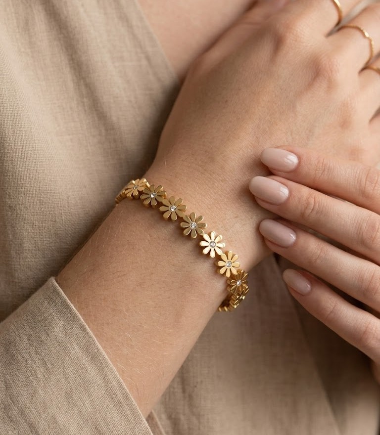 Florium™ Sleek Cuff Bracelet [BRSSCF-53]
