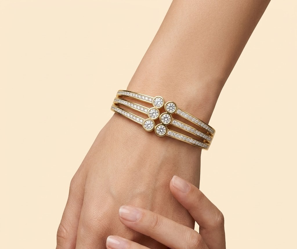 Florium™ Sleek Cuff Bracelet [BRSSCF-56]