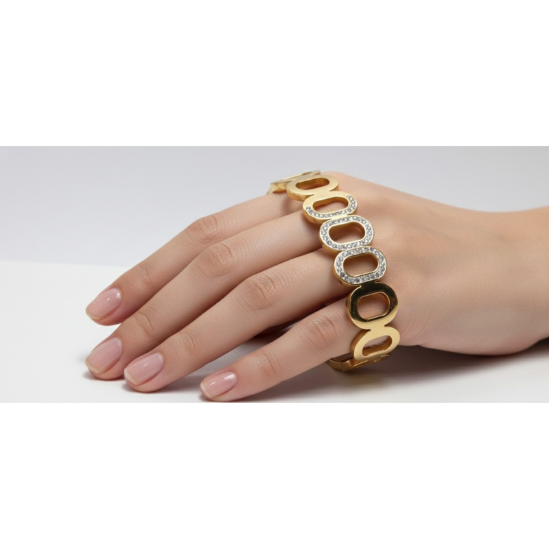 Florium™ : Sleek Cuff Bracelet  [BRSSCF-06]
